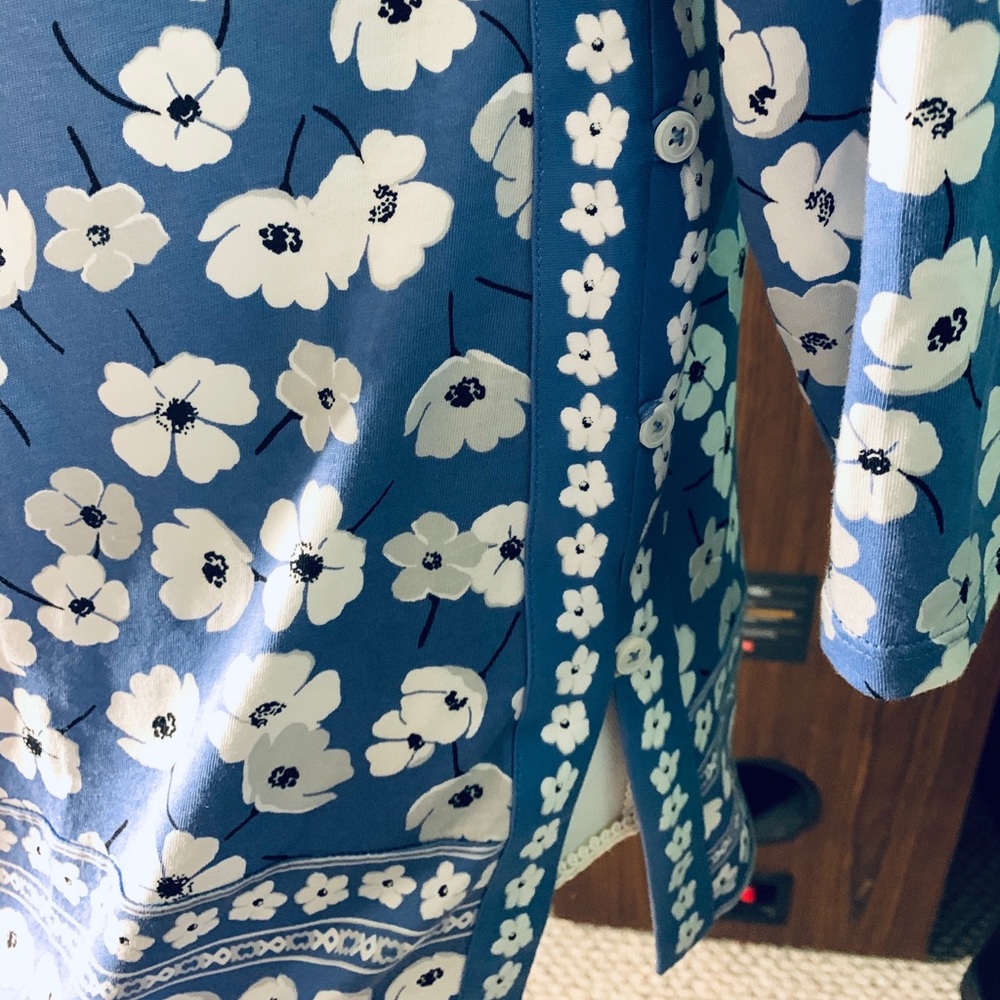 💙HP!💙🌟4 for $20 J.Jill floral top - Picture 8 of 8